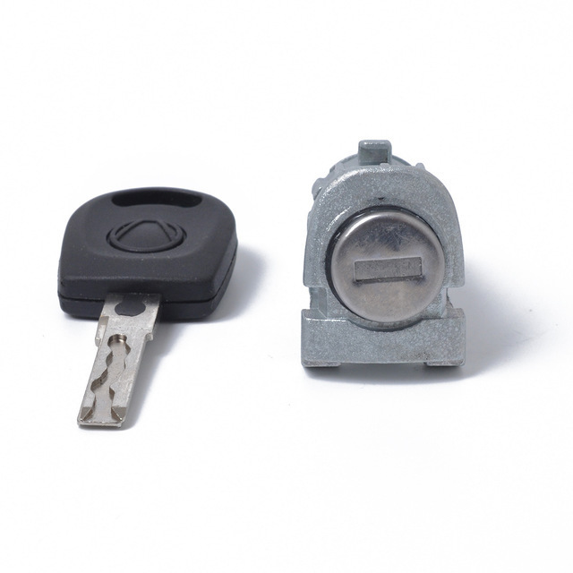 2 Locks Barrel Cylinder Left&Right Door Lock Locking Cylinder Lock+Key 604837167 604837168 for Germany Car