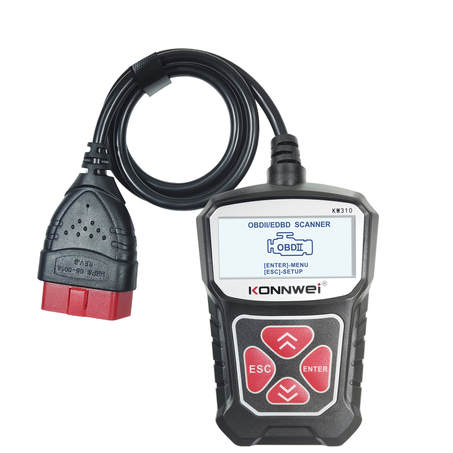 LR AUTO KW310 diagnostic tools OBD2/EOBD automotive diagnostic machine for turn off engine light O2 sensor trouble code