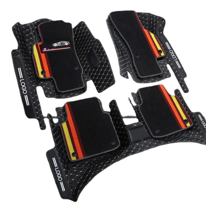 Auto Accessories Hot Sale Right Hand Drive 4 Pieces Floor  Wholesale Custom Car Mat Car Floor Mats