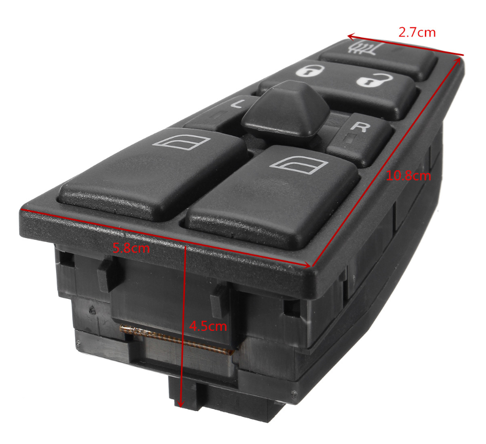 LR AUTO Master Power Window Switch 20455317 For Volvo Truck FH12 FH13 FM VNL