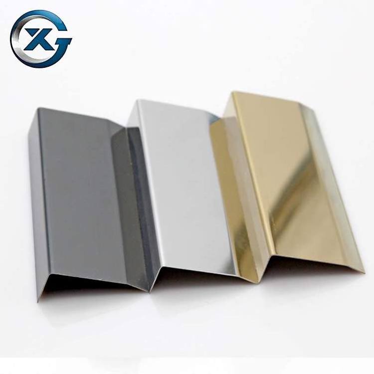 China manufacturer stainless steel curved chrome inside corner tile trim