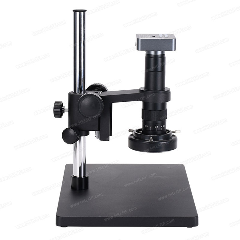 48MP 2K 180X Industrial Digital Soldering Microscope Camera  with  Microscope stand for PCB Repair 144 LED Light