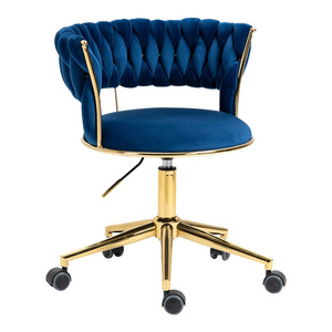 Wholesale High Quality Luxury Velvet Home Office Desk Chair Swivel Velvet Office Chair