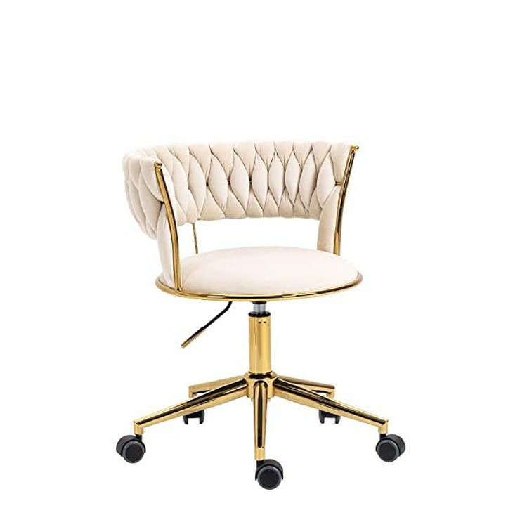 Wholesale High Quality Luxury Velvet Home Office Desk Chair Swivel Velvet Office Chair