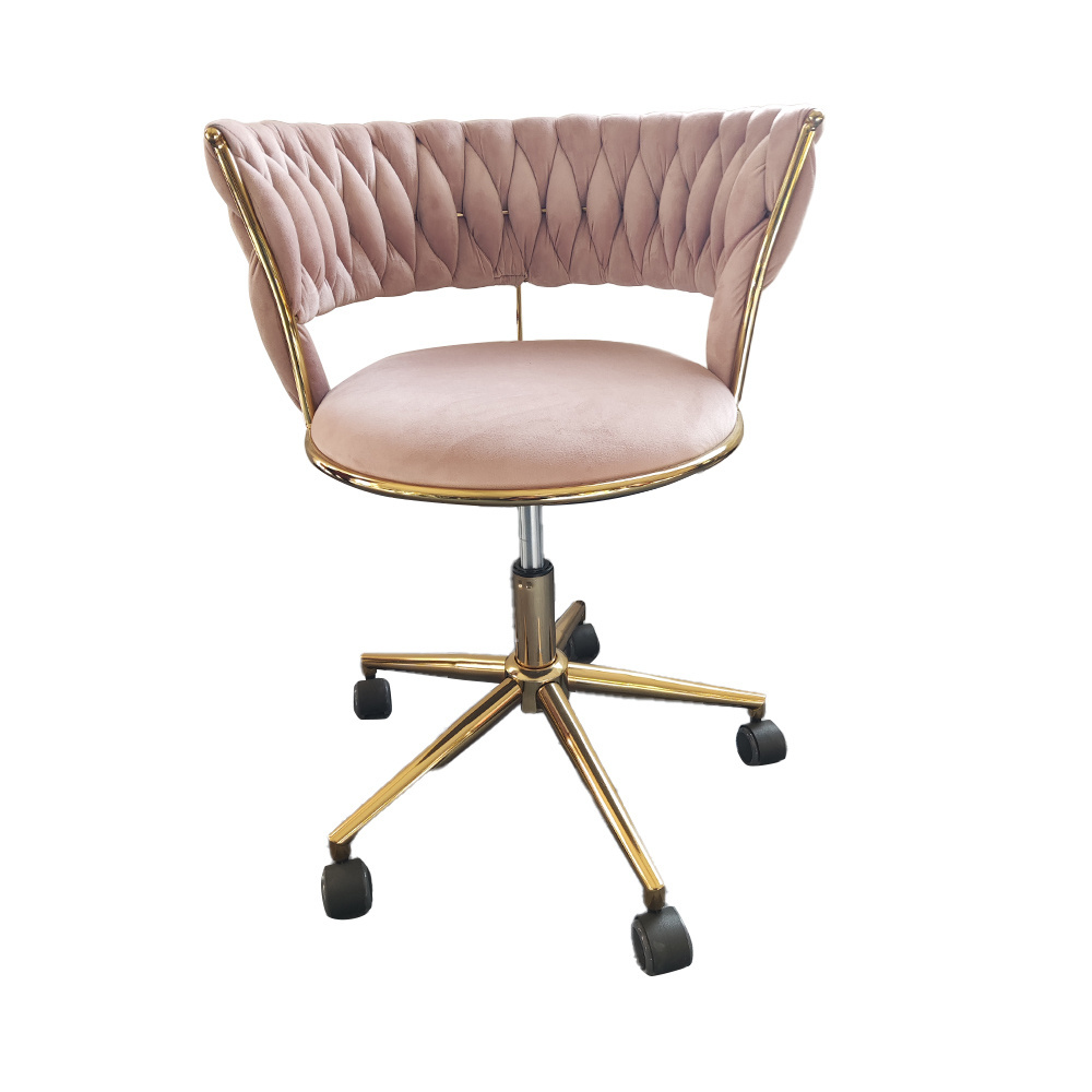 Wholesale High Quality Luxury Velvet Home Office Desk Chair Swivel Velvet Office Chair