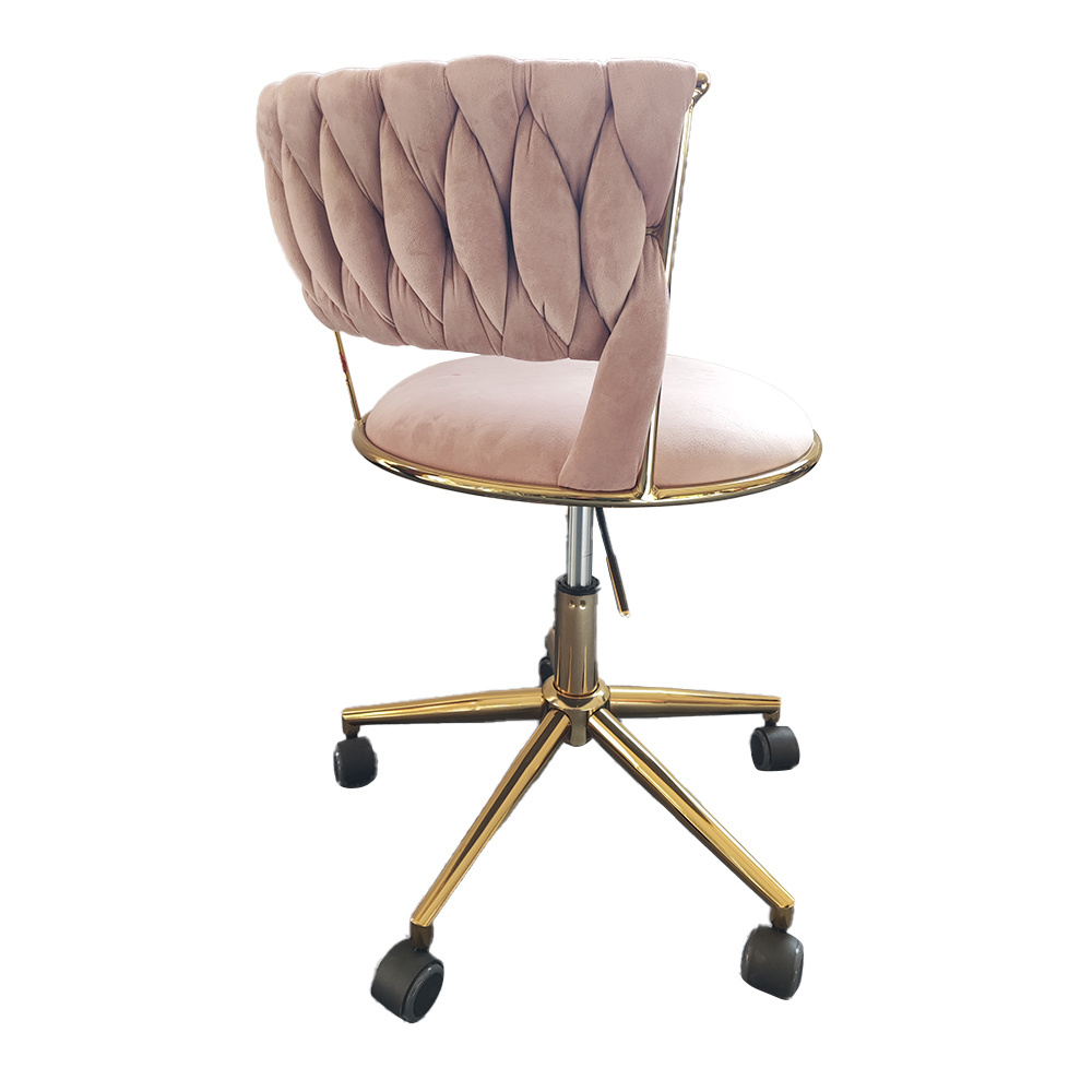 Wholesale High Quality Luxury Velvet Home Office Desk Chair Swivel Velvet Office Chair