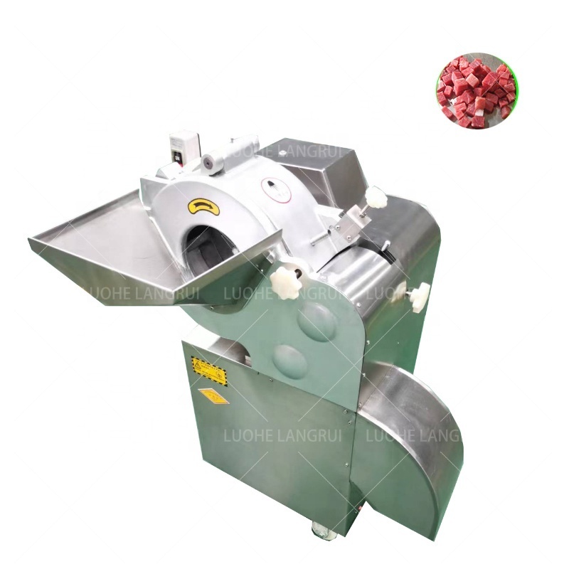 cheap stainless steel automatic frozen meat dicer cutting meat cube dicer machine automated industrial meat slicer and dicer