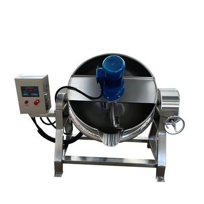 Gas Heating Tomato Paste Cooking Mixer Machine / 500l Hot Sauce Jam Making Jacketed Steam Kettle Motor New Product 2020 Provided