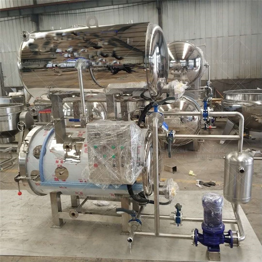 Canned Drinks & Food Steam Sterilization Pot/ Sardine Autoclave Retort/high Temperature And High Pressure Sterilizer