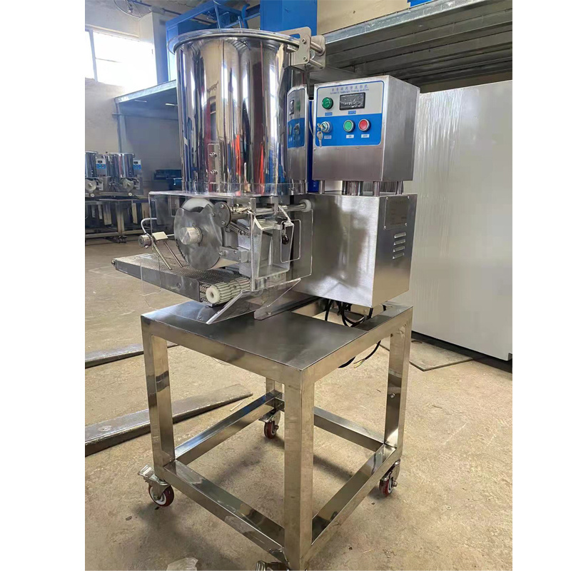 Full Automatic Forming Battering Dippper Hamburger Patty / Chicken Nuggets Production Line