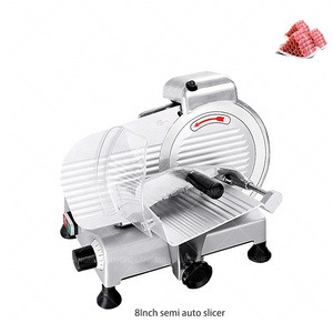 8 inch Semi-automatic frozen lamp beef meat slicer