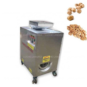 200KG/h Industrial Electric Huller Cracker Sheller Walnut Nuts Pecan Peeling Machine Nut Cracking Machine