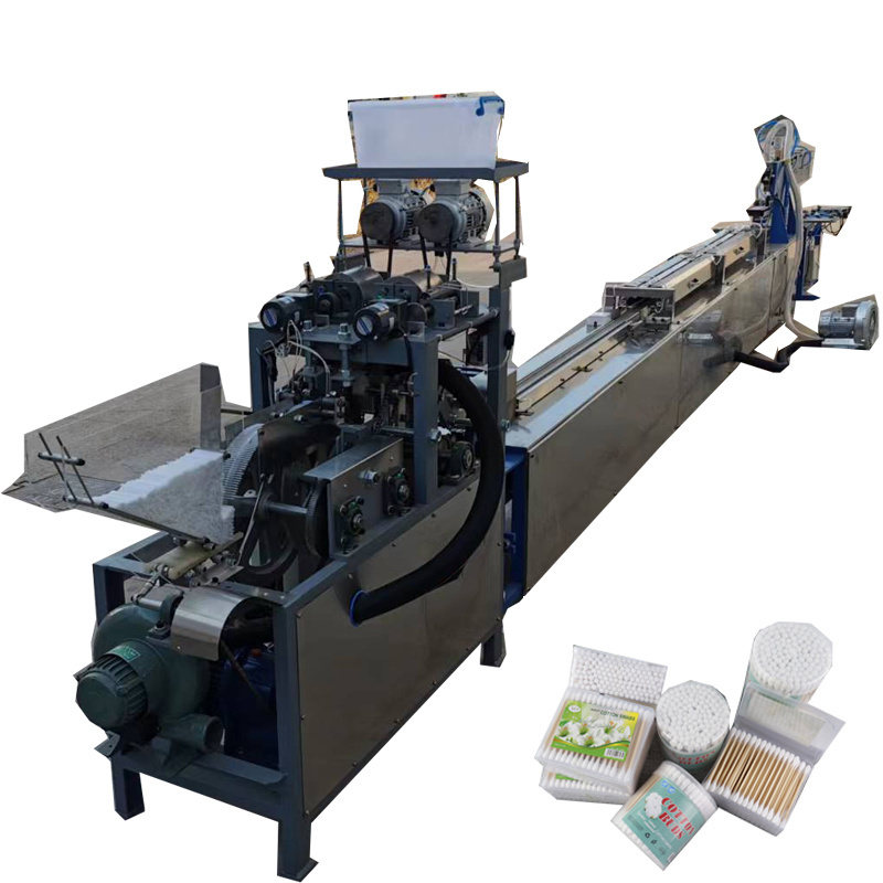 Ear Buds Making Machine Fully Automatic Cotton Swab making Machine