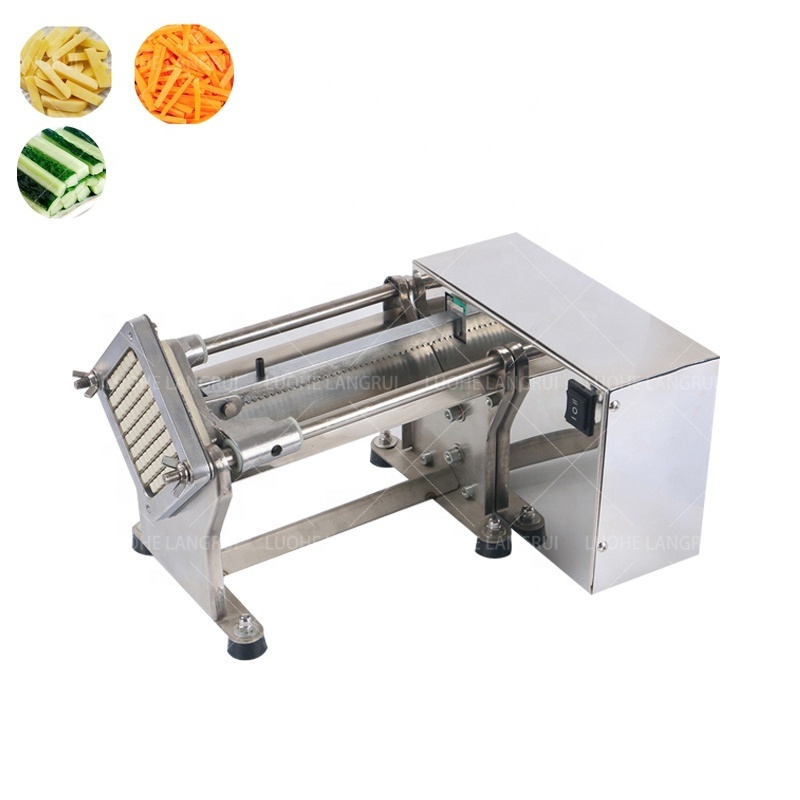 Professional Supermarket retail small electric french fry potato chips cutter cutting machine