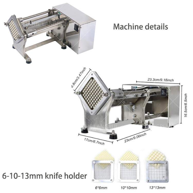 Commerical Automatic Professional Electrical Sweet Potato Wedges Cutter Cutting Machine Electric French Fries Fry Cutter