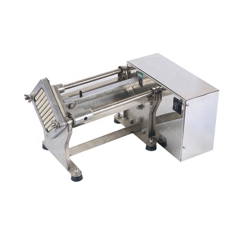 Professional Supermarket retail small electric french fry potato chips cutter cutting machine