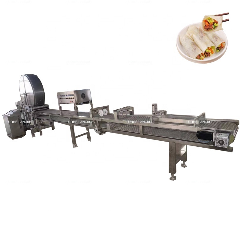 Commercial Automatic Easy To Vietnamese Roller Automatic Samosa Pastry Making Production Line Spring Roll Machine