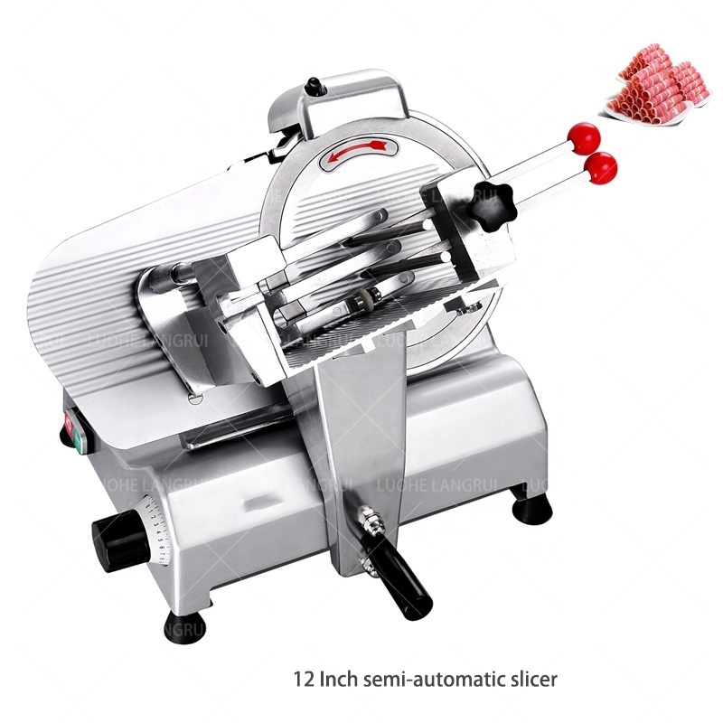 8 inch Semi-automatic frozen lamp beef meat slicer