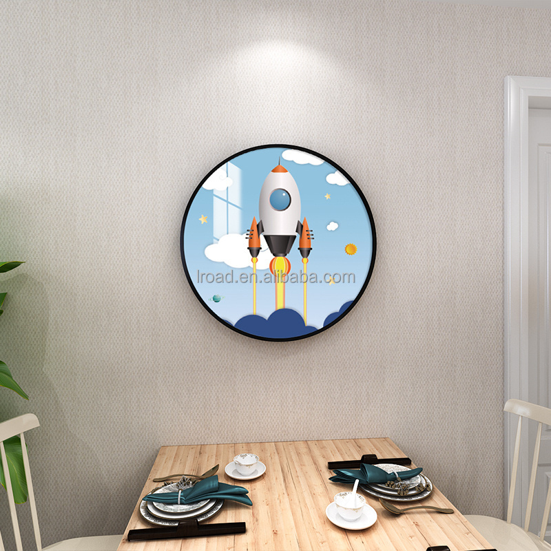 New Promotional Products Children's Room Astronaut Decoration Painting Modern Bedroom Space Boy Wall Decoration Panel Painting