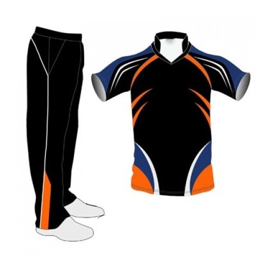 Cricket custom sublimated team cricket Uniforms sets shirts top design full Sleeves Team logo name club cricket jersey