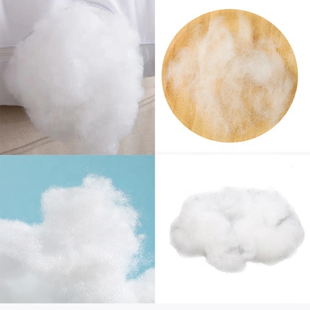 130G pre-packed plump polyester filling soft toy filling Eco friendly pillow stuffing carded fiber fill craft DIY filling