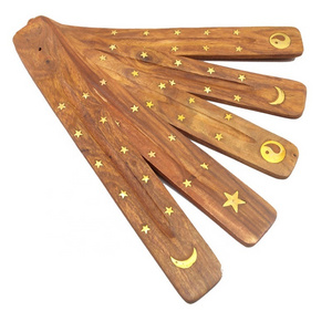 High Quality India Wooden Strip Incense Stick Holder Agarbatti Stand Incense