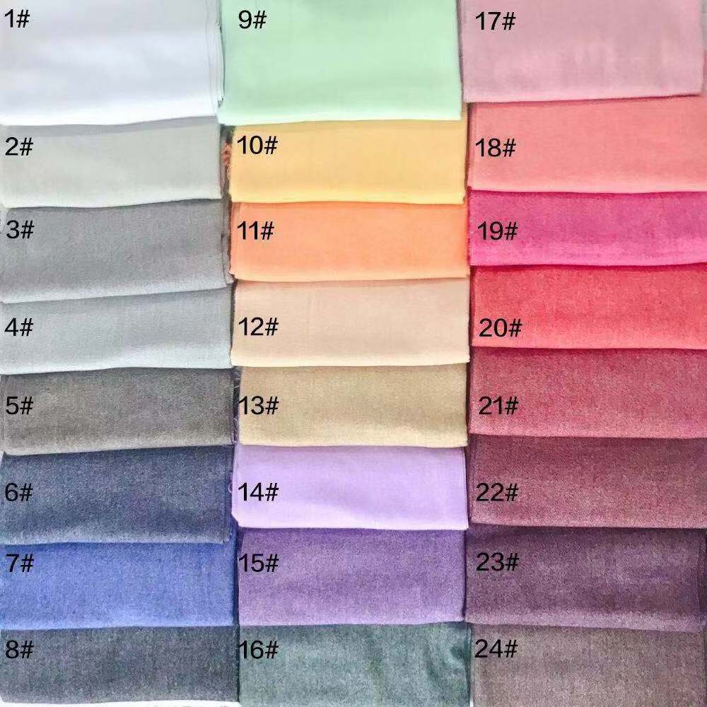 2019 Wholesale Custom Viscose Scarves With Tassels Pashmina Shawls Fashion Winter Warm Plush Cashmere Scarf For Women