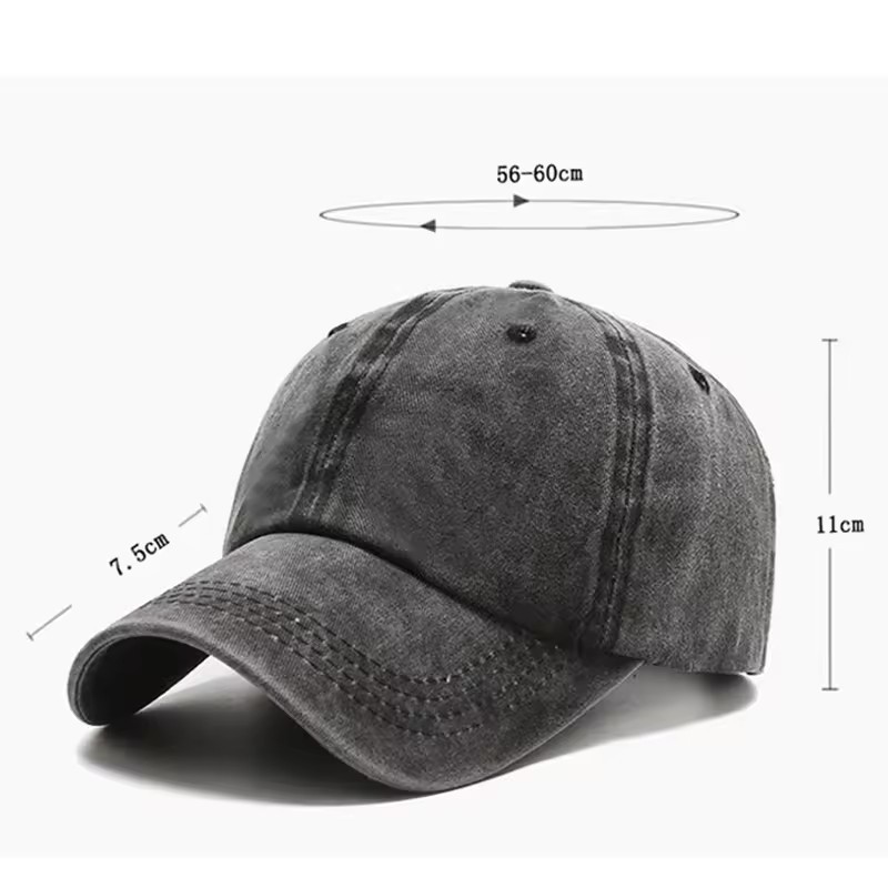 LRT Wholesale Fashion Snapback Dad Trucker Caps Hat Custom Embroidery Logo Washes Denim Sports Baseball Caps For Men