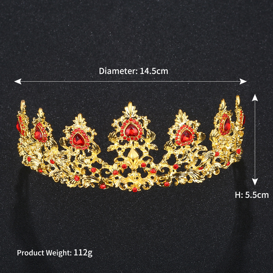 LRTOU Wholesale Women Fashion Bridal Hair Accessories Delicate Tiaras Headband Party Crown Bridal Wedding Headpiece For Women