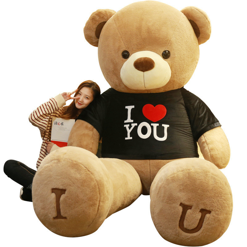 Hot Valentine Giant Teddy Bear Stuffed Animal Plush Toy Big Size Bedroom Decorations Plush Poland Teddy Bear Soft Dolls