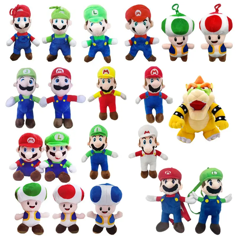 Super Mario Bros Plush Toy Mario yoshi Dinosaur Game Anime Characters Decoration Game Peripheral Dolls Kids Christmas Gift