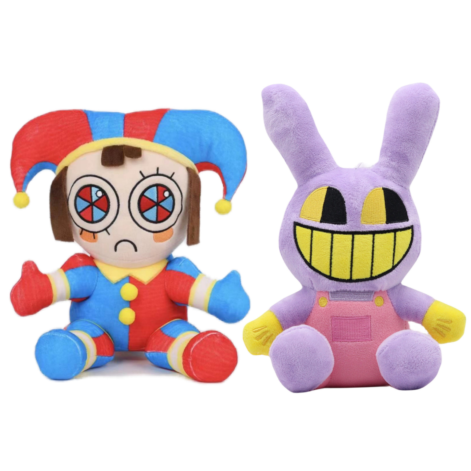 The Amazing Digital Circus Clown Plush Stuffed Toys Cartoon Dolls peluches Stuffed Animal Figure Joker Pomni Jax doll