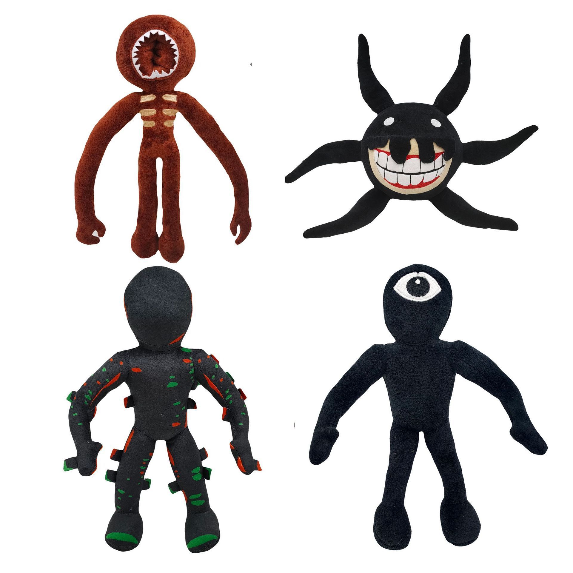 New Game Figure Doors Roblo Plushie Toy Creative Doors Roblo Horror Stuffed Dolls Cartoon Doors Plush Brown Scary Toys