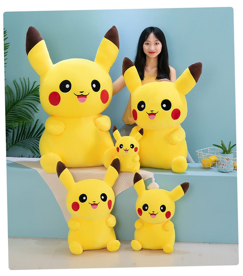 Cartoon Anime Plush Pillow Dolls Pokemoned Pikachu Squirtle Charmander Kawaii Plush Toys Grab Dolls For gifts