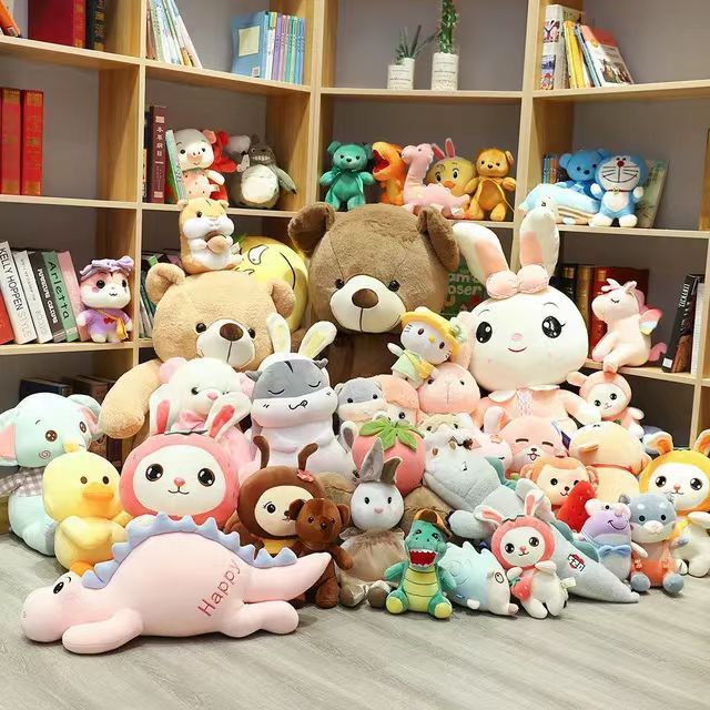 CPC CE 7 10 15 20 cm Mini plush toys for claw machine toys Plush doll stuffed Animal Toys Keychains