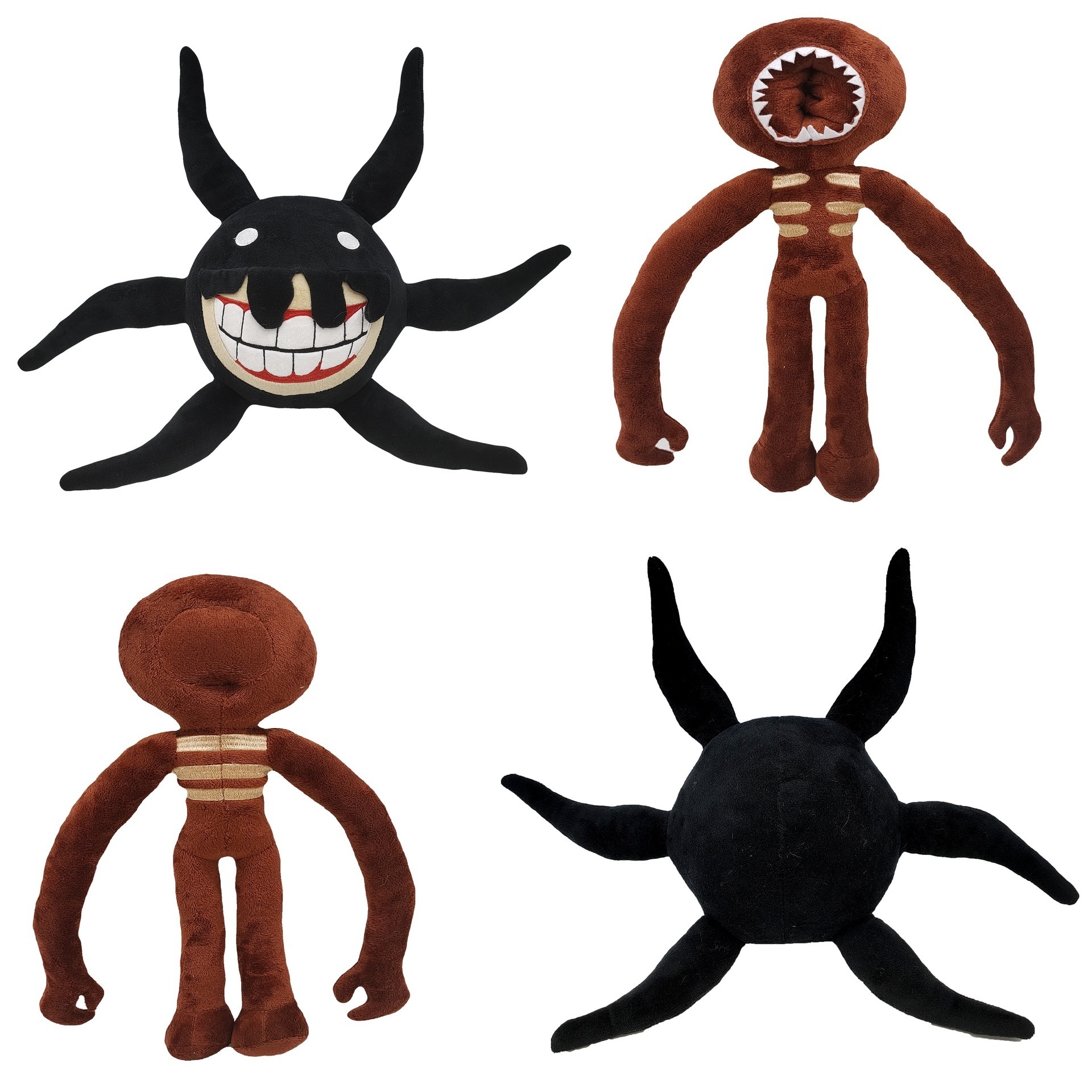 New Game Figure Doors Roblo Plushie Toy Creative Doors Roblo Horror Stuffed Dolls Cartoon Doors Plush Brown Scary Toys