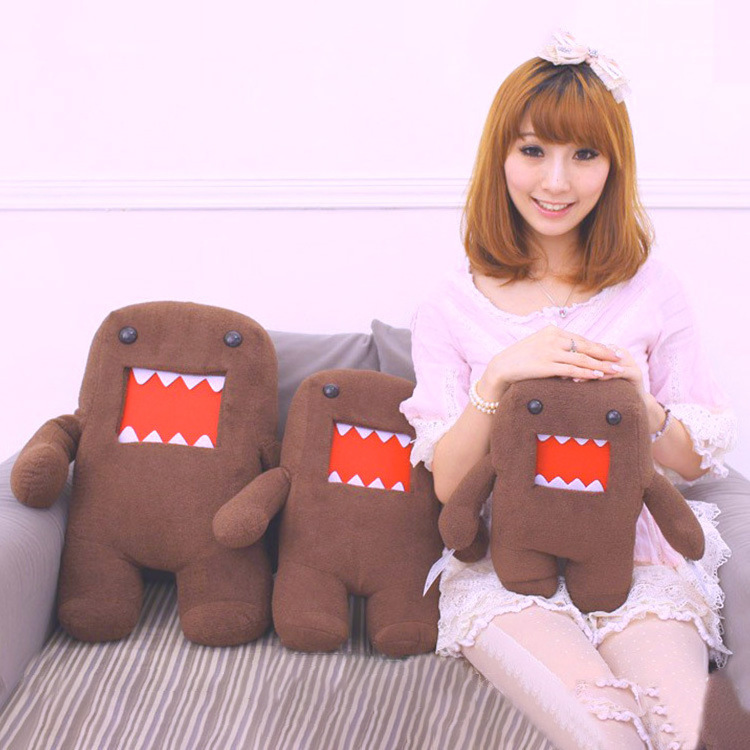 Custom Cartoon Anime Multi Colors cute apan domo kun plush toy claw machine doll Domokun Plush Toy