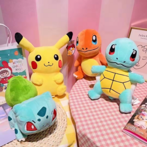 Cartoon Anime Multi Colors cute Cheap wholesale pokemoned plush toys 8 inches kawaii soft doll for claw machine kids toy