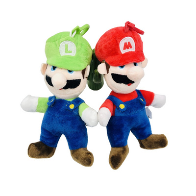 New Super Mario Bros Doll Plush Toy Soft Stuffed Animal Dolls Toy Kids Children Birthday Christmas Gift key chain