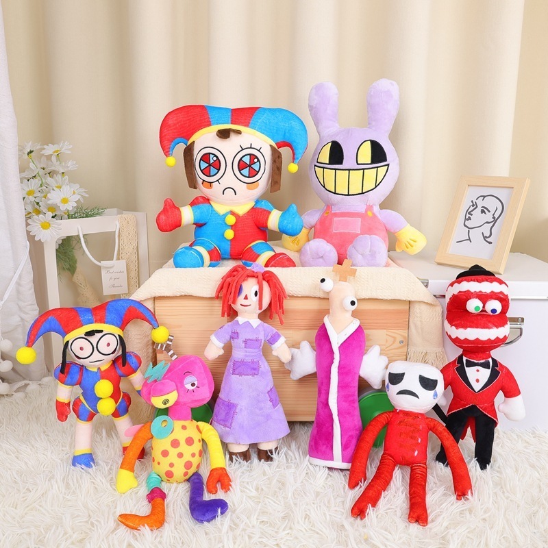 The Amazing Digital Circus Plush Toy Joker Pomni Jax Digital Circus Stuffed Toys Doll peluches Stuffed Animal Figure Doll