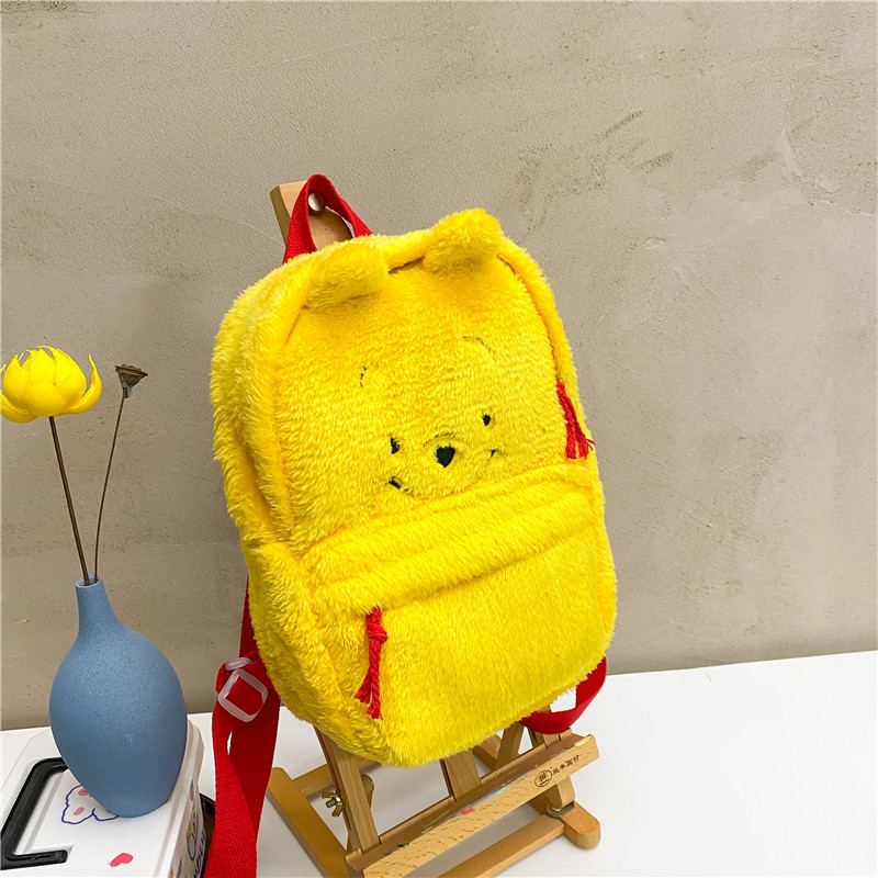 Cute Plush Backpack Kawaii Kids Gift Lovely Cartoon Toys 3D Schoolbag Students Bag Accessories Portable Bags Wholesale Knapsack