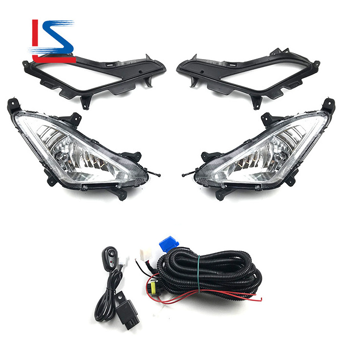 Auto FOG LIGHTS KIT for Hyundai Elantra 2014-2016 Car fog lamps 92201-3X220 92202-3X220