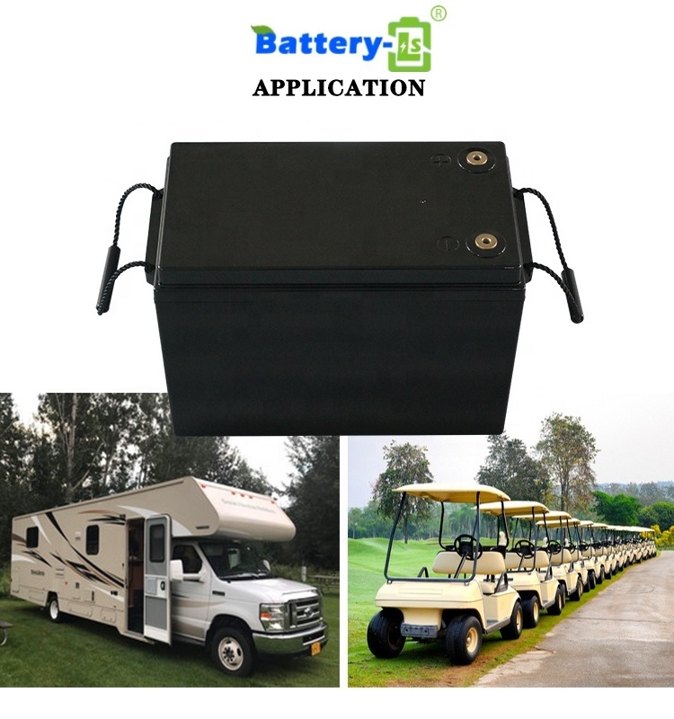 12v 200ah Lithium Iron Lifepo4 Deep Cycle Battery Rechargeable Battery For Golf Car Rv Caravan Solar Home Storage