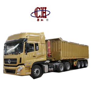 hydraulic dump trucks transport semi trailer for sale