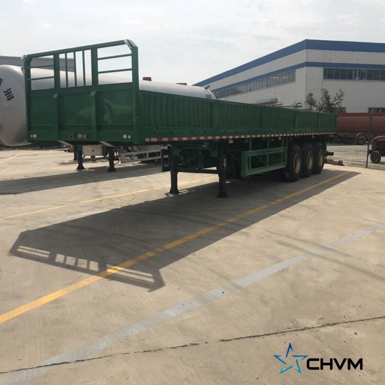 3 Axle Steel Truck Semi Trailer 50 ton Semi-trailer Truck For Sale