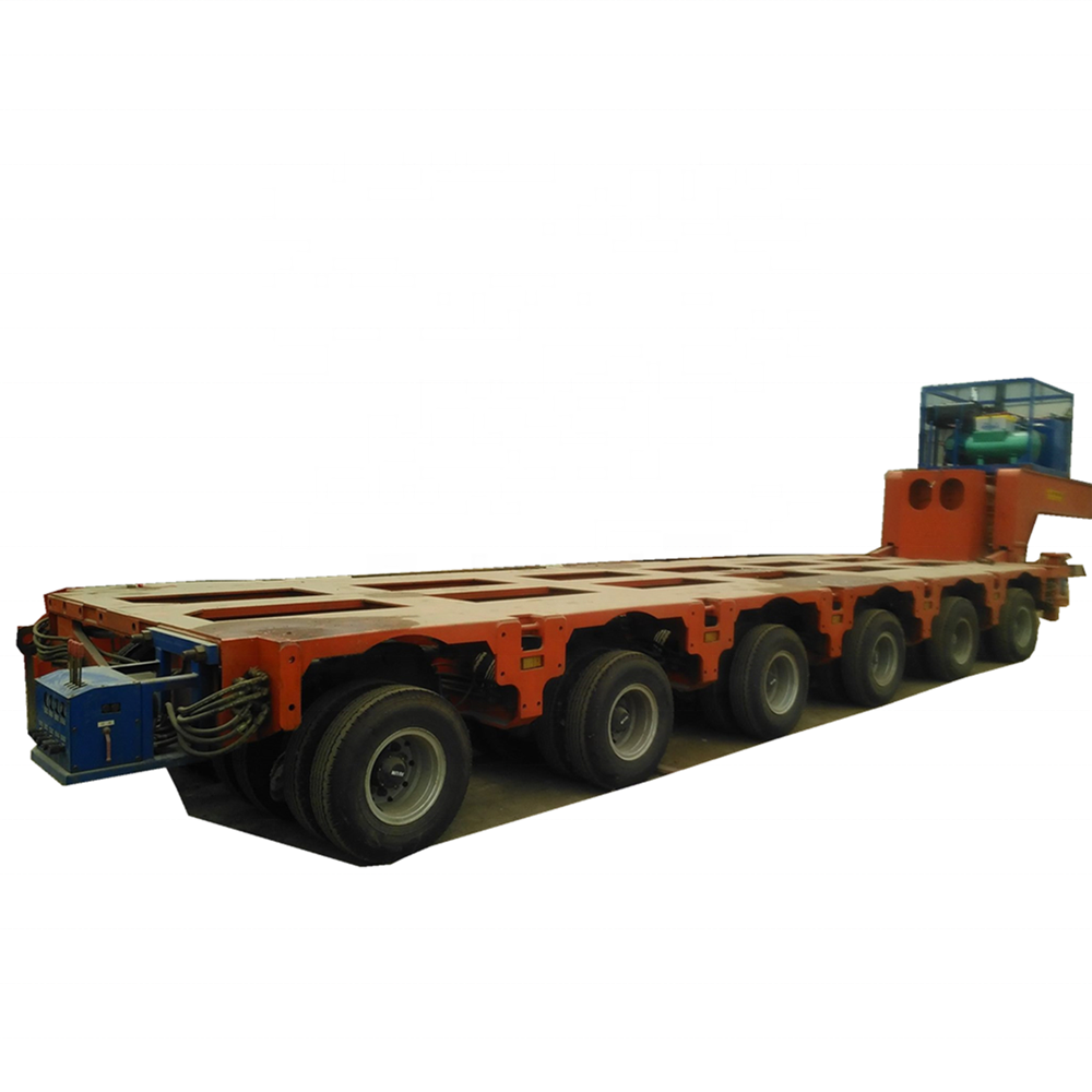 200 Tons Multi Axle Hydraulic Steering Low Bed Self-propelled Modular Transporter Truck Trailer Price