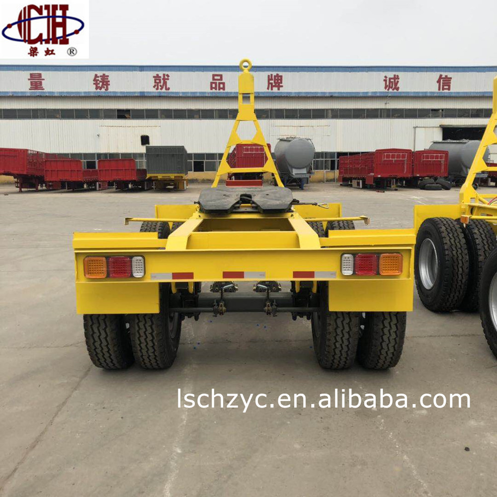 Factory 2 Axles Dolly With Drawbar For Semi Trailer Extendable Dolly