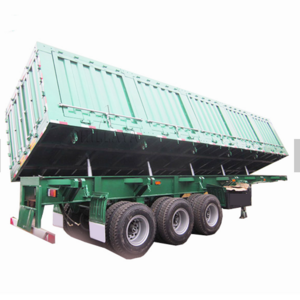 3 axles  side dump tipping semi trailer for sale