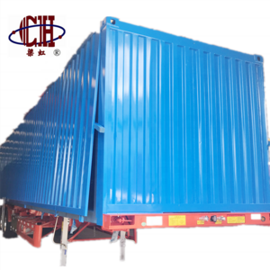 Hydraulic Side Door Open Bulk Coal Transport Dump Tipping Box  Semi Truck Trailer