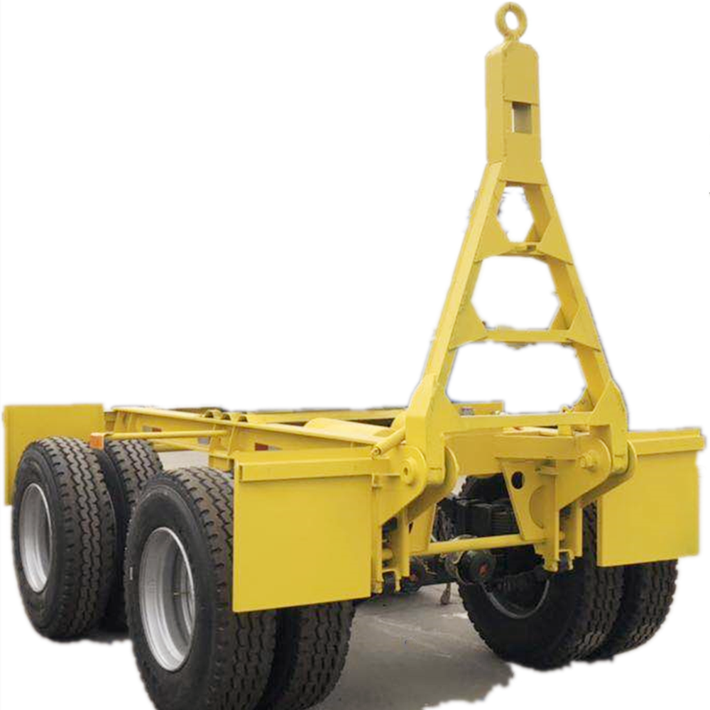 Factory 2 Axles Dolly With Drawbar For Semi Trailer Extendable Dolly